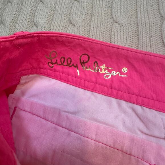 NEW Lilly Pulitzer Callahan Shorts sz 14 Bright Pink Shorts - Picture 5 of 8